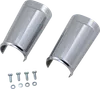 Arlen Ness Fat Tire Fork Boot Covers Pair Chrome