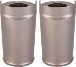 Arlen Ness Fat Tire Fork Boot Covers Pair Titanium Anodized