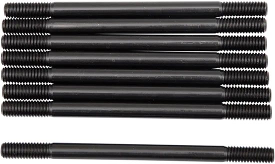 Kibblewhite  Black Cylinder Studs 8 pc Kit