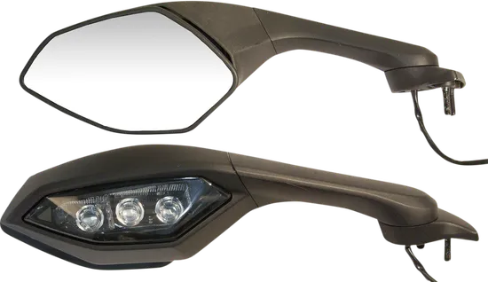 EMGO OE Style Sideview Mirror Black Right Hand Only