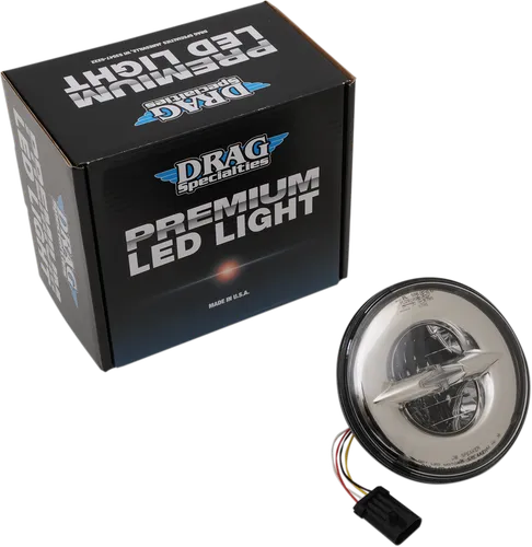 DS 7 in Chrome Trim LED Reflector Headlamp Headlight Kit