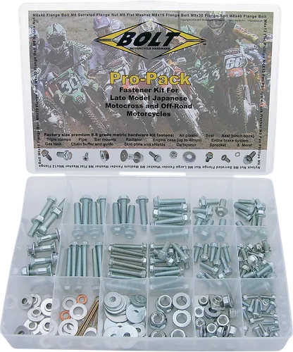Bolt Japanese Off Road Metric Pro Pack Hardware Bolt Kit 200pc