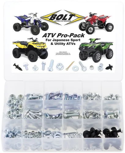 Bolt  Japanese Sport and Utility Pro Pack Fastener Kit 225pc