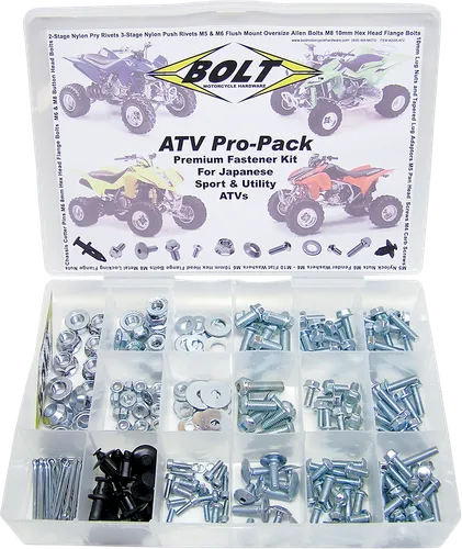 Bolt  Japanese Sport and Utility Pro Pack Fastener Kit 225pc