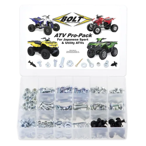 Bolt  Japanese Sport and Utility Pro Pack Fastener Kit 225pc