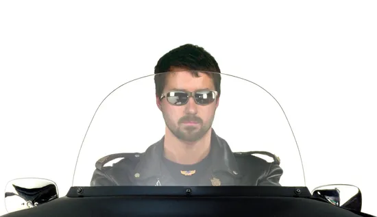 National Cycle Replacement Windshield Wind Screen Clear 12.75in.