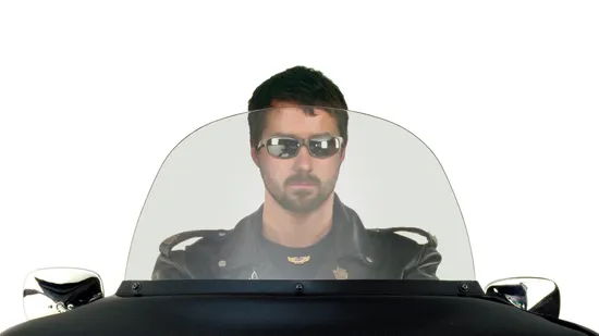 National Cycle Replacement Windshield Wind Screen Smoke 12.75in. 2