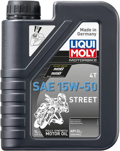 Liqui Moly Synthetic 4T Engine Motor Oil 15W50 1L 1