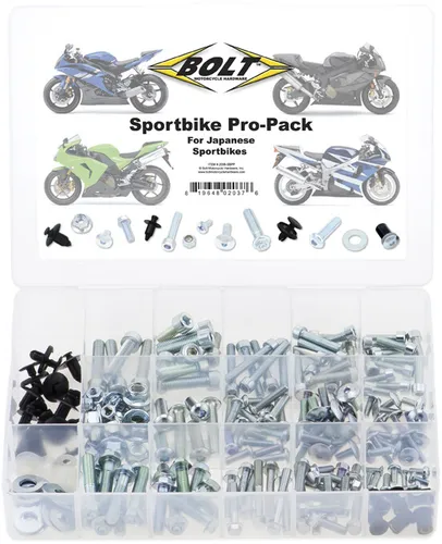 Bolt Japanese Sport Bike Pro Pack Fastener Bolt Hardware Kit