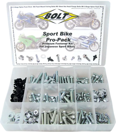 Bolt Japanese Sport Bike Pro Pack Fastener Bolt Hardware Kit
