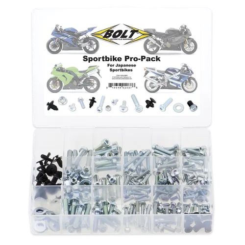 Bolt Japanese Sport Bike Pro Pack Fastener Bolt Hardware Kit