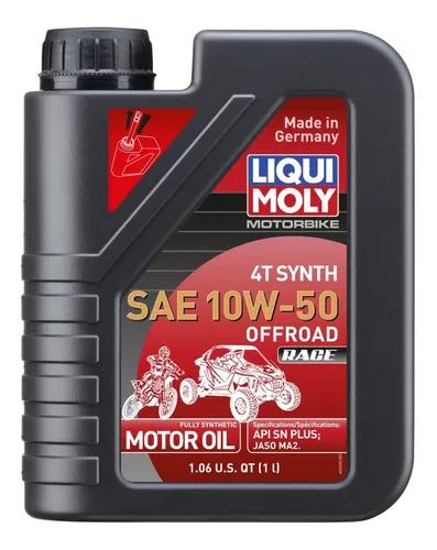 Liqui Moly 4T Synthetic Engine Motor Oil 10W50 1L