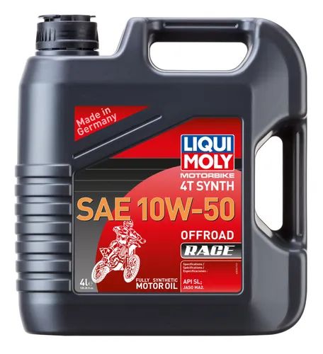 Liqui Moly 4T Synthetic Engine Motor Oil 10W50 4L 3