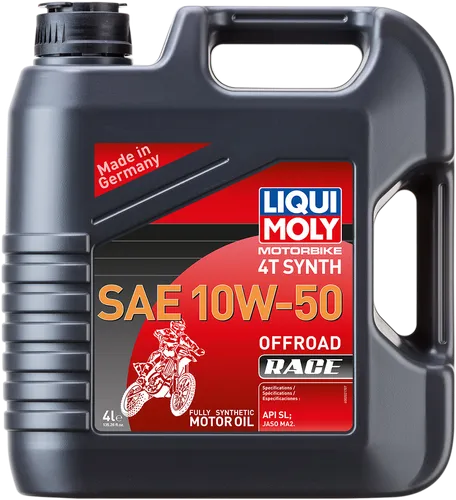 Liqui Moly 4T Synthetic Engine Motor Oil 10W50 4L 1