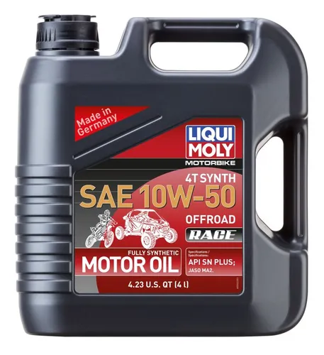 Liqui Moly 4T Synthetic Engine Motor Oil 10W50 4L 2