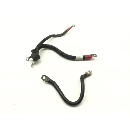 Positive Negative Battery Starter Wires 02 Harley Heritage Softail FLSTC 1552 3