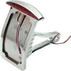 DS Half Moon Side Curved Mount Tailight License Plate Vertical Mount