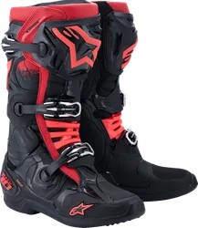 Alpinestars Tech 10 Boots Adult 14 Black Red