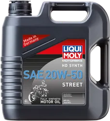 Liqui Moly HD Synthetic 4T Street Engine Motor Oil 20W-50 4L