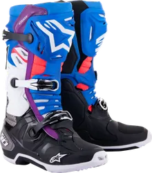 Alpinestars Tech 10 Supervented Boots Adult 11 Black White Blue