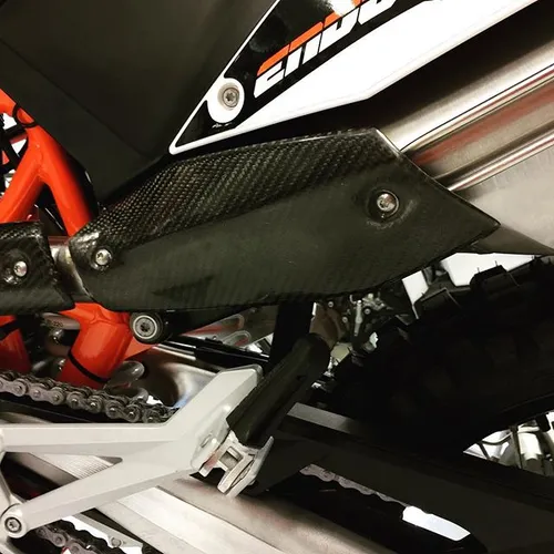 P3 Carbon Fiber Exhaust Header Heat Shield