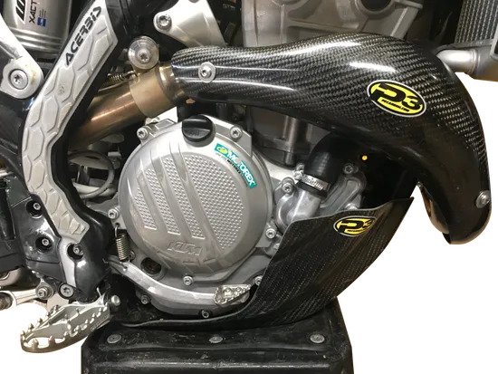 P3 Carbon Fiber Heat Shield Pipe Guard