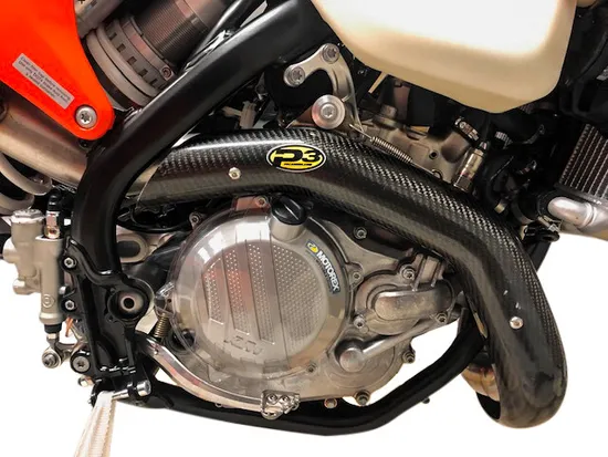 P3 Carbon Fiber Heat Shield Pipe Guard