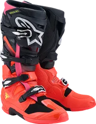 Alpinestars Tech 7 Boots Adult 7 Black Red Pink