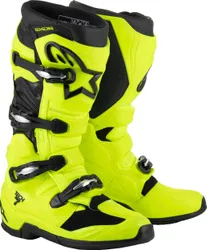 Alpinestars Tech 7 Boots Men 13 Black Fluorescent Yellow