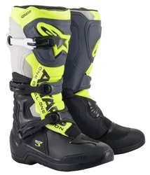 Alpinestars Tech 3 Boots Adult 6 Black Gray Yellow