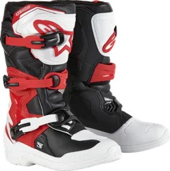 Alpinestars Tech 3S Boots Youth 6 Black White Red
