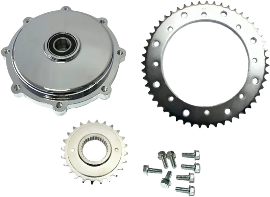Harddrive Chrome Touring Cush Drive Chain Conversion Kit