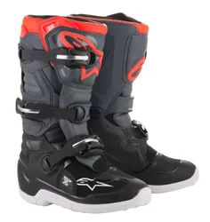 Alpinestars Tech 7S Boots Youth 6 Gray Red