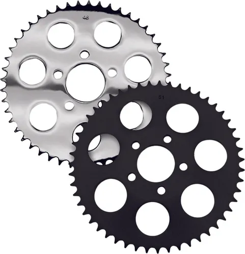 Harddrive Gloss Black 51 Tooth Rear Sprocket 6mm Offset