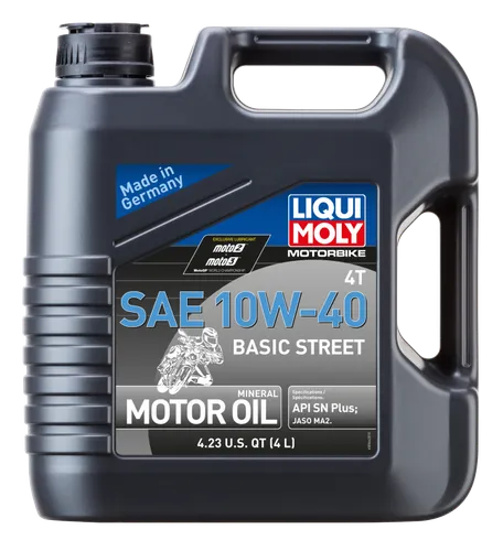 Liqui Moly Basic Street 4T Motor Engine Oil 10W-40 4L
