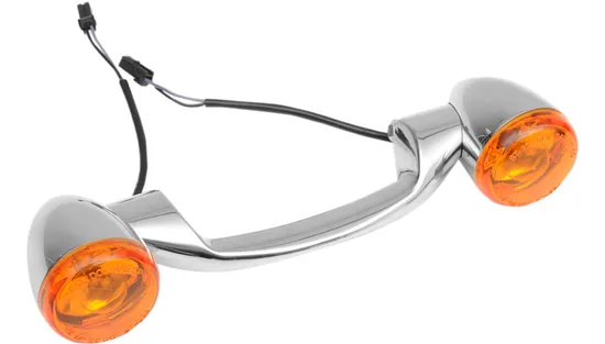 DS Rear Chrome Bullet Turn Signal Light Kit