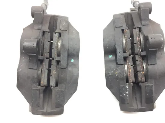 Left Right Front Brake Calipers Pads Set 04 BMW R1100S Boxer Cup Prep ABS 2136