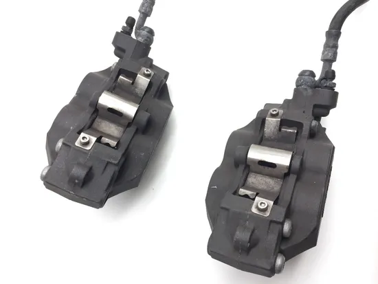 Left Right Front Brake Calipers Pads Set 04 BMW R1100S Boxer Cup Prep ABS 2136