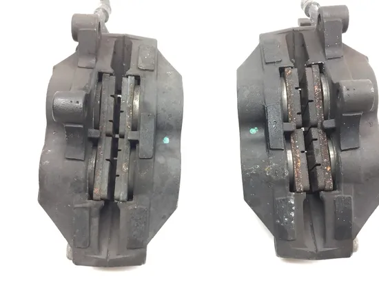 Left Right Front Brake Calipers Pads Set 04 BMW R1100S Boxer Cup Prep ABS 2136