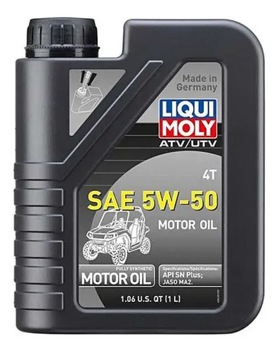 Liqui Moly ATV UTV 4T Engine Motor Oil 5W-50 1L 4