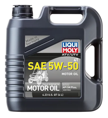 Liqui Moly ATV UTV 4T Engine Motor Oil 5W-50 4L