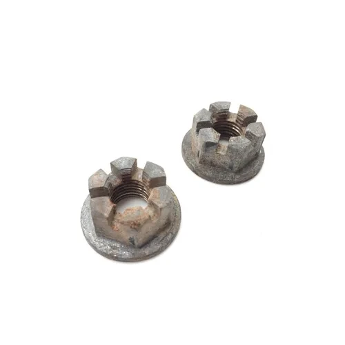 TRX 450ER Front Wheel Hub Spindle Castle Nuts 2008 Honda 2211A 5