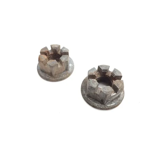 TRX 450ER Front Wheel Hub Spindle Castle Nuts 2008 Honda 2211A 6
