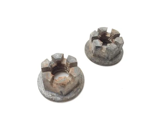 TRX 450ER Front Wheel Hub Spindle Castle Nuts 2008 Honda 2211A