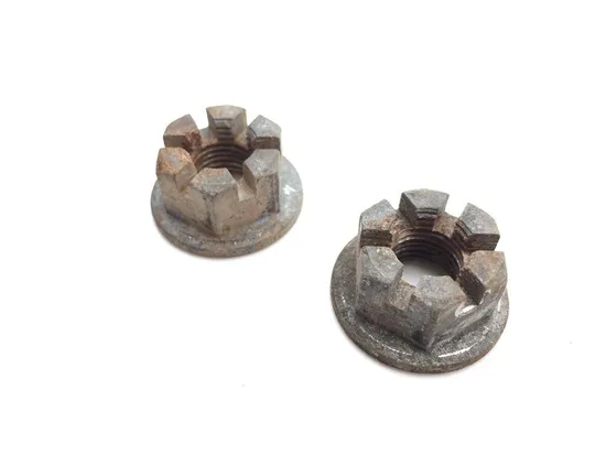 TRX 450ER Front Wheel Hub Spindle Castle Nuts 2008 Honda 2211A