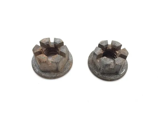 TRX 450ER Front Wheel Hub Spindle Castle Nuts 2008 Honda 2211A