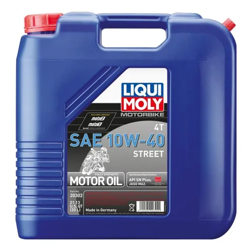 Liqui Moly 4T Motor Engine Oil 10W40 20L 2