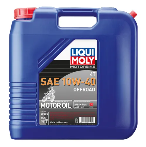 Liqui Moly 4T Synthetic Engine Motor Oil 10W40 20L 2