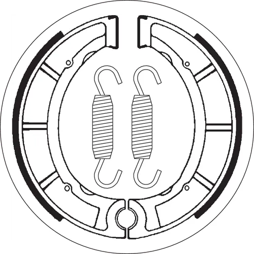 SBS Front Rear Ceramic Brake Shoe Set