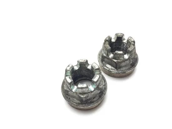 Front Wheel Hub Spindle Castle Nuts 2004 Kawasaki Prairie 700 KVF700B 4x4 2214